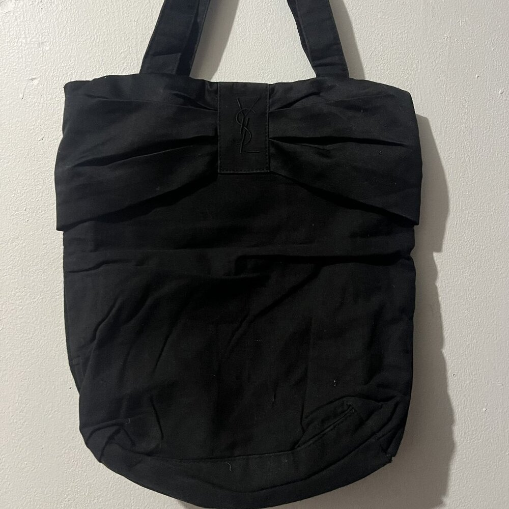 YSL bow tote bag
